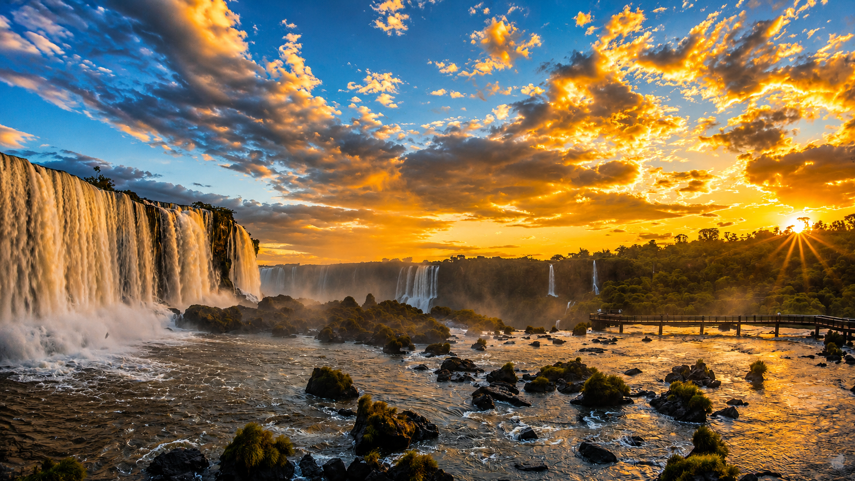 Imagem de Pôr do Sol nas Cataratas
