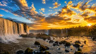 Imagem de Pôr do Sol nas Cataratas + Bebidas
